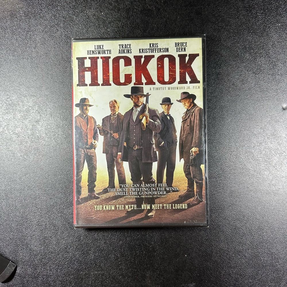 Hickok (DVD, 2017)  Trace Adkins, Kristofferson, Bruce Dern - Western New Sealed